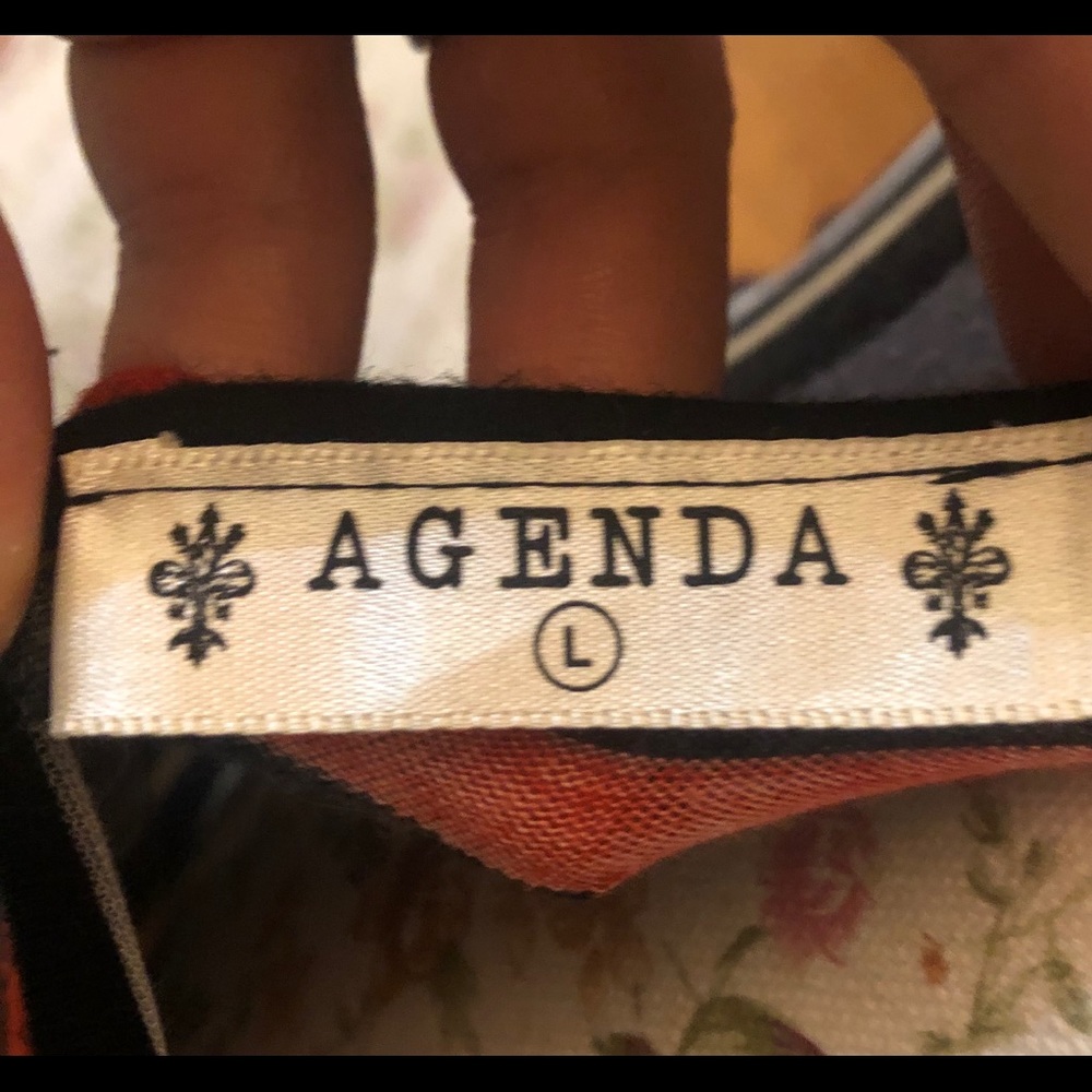 Agenda striped dressy T-shirt with buttons - Picture 8 of 8